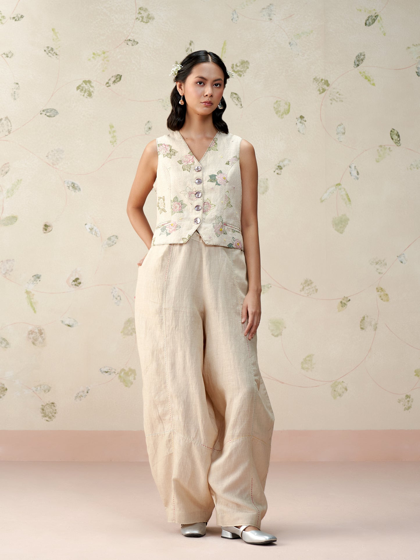 Rose de Meaux Vest