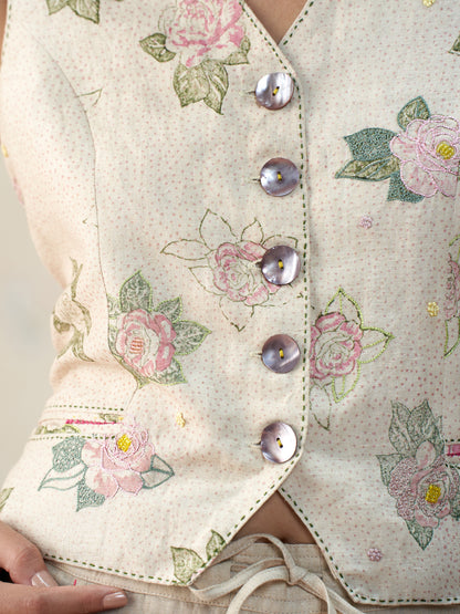 Rose de Meaux Vest