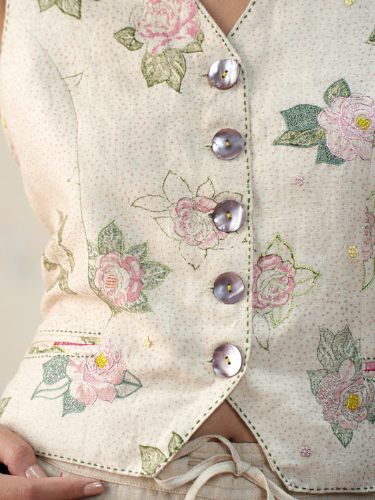 Rose de Meaux Vest
